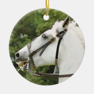 HORSES JULGRANSPRYDNAD KERAMIK