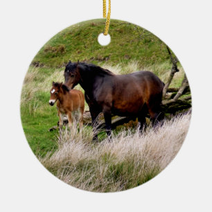 HORSES JULGRANSPRYDNAD KERAMIK