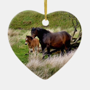 HORSES JULGRANSPRYDNAD KERAMIK