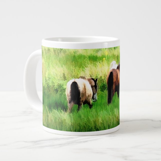 HORSES JUMBO MUGG (Framsida vänster)
