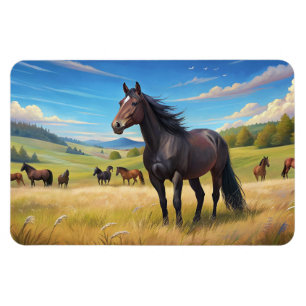 Horses Magnet