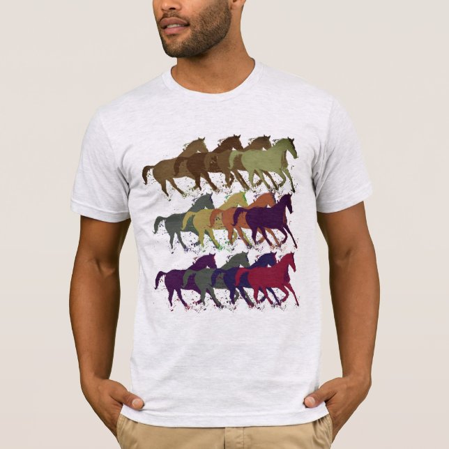 Horses Mönster | BOSKAP T Shirt (Framsida)
