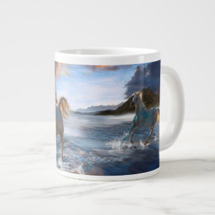 "Horse's of Stellar Island" Jumbo Mugg