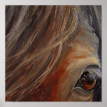Horses Öga Fine Art Print