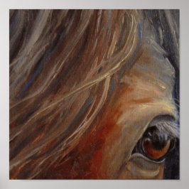 Horses Öga Fine Art Print Poster