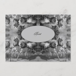 Horses –Pferde – Marmor Marmo marble marbre Tilläggskort