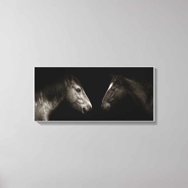 Horses porträtt canvastryck (Framsida)