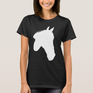 Horses Print Horse Motif Riding Silhouette Childre T Shirt