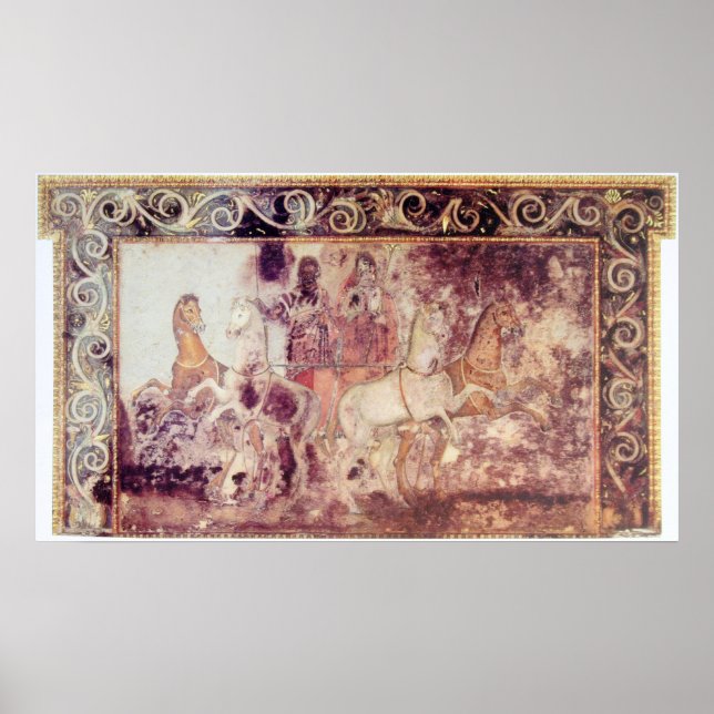 Horses Rider - Hades Persephone - Hellenistic Poster (Framsidan)