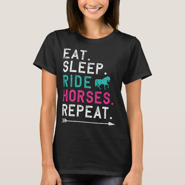 HORSES SHIRT T SHIRT (Framsida)