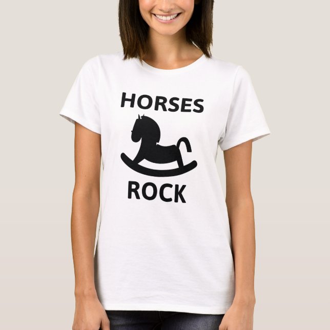 Horses Sten T Shirt (Framsida)