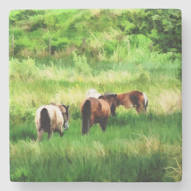 HORSES UNDERLÄGG STEN (Framsidan)