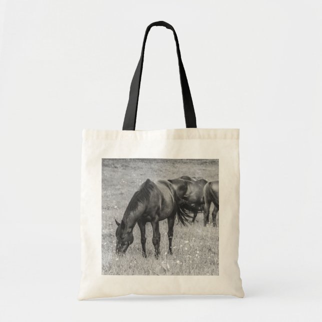 HORSEsDjuren B&W-budgetsumma Tygkasse (Framsidan)