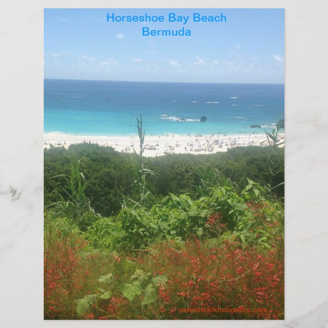 Horseshoe Bay Beach, Bermuda Brevhuvud (Framsida)