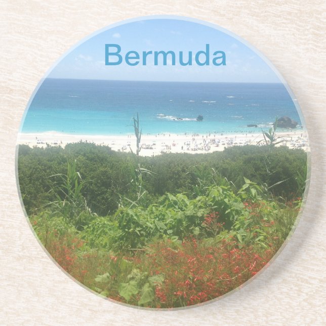 Horseshoe Bay Beach, Bermuda Underlägg Sandsten (Framsidan)