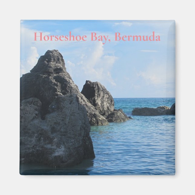 Horseshoe Bay Bermuda Magnet (Framsidan)