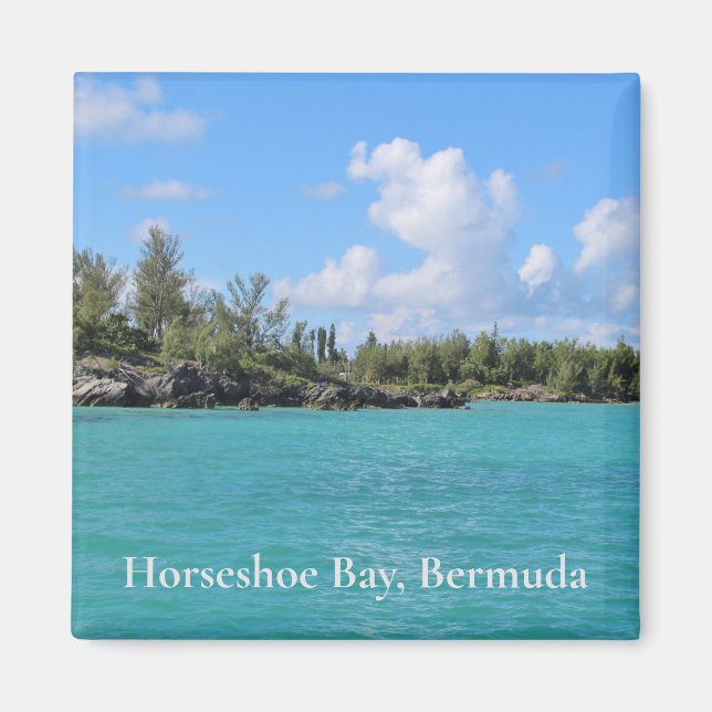 Horseshoe Bay Bermuda Magnet (Framsidan)