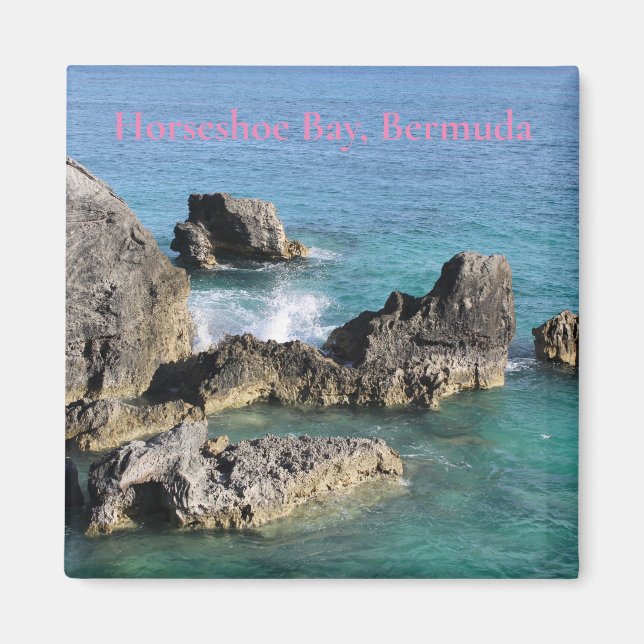 Horseshoe Bay Bermuda Magnet (Framsidan)