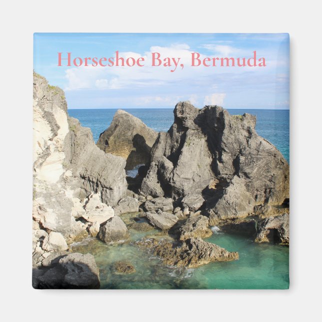 Horseshoe Bay Bermuda Magnet (Framsidan)