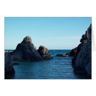 Horseshoe Beach Bermuda Hälsningskort