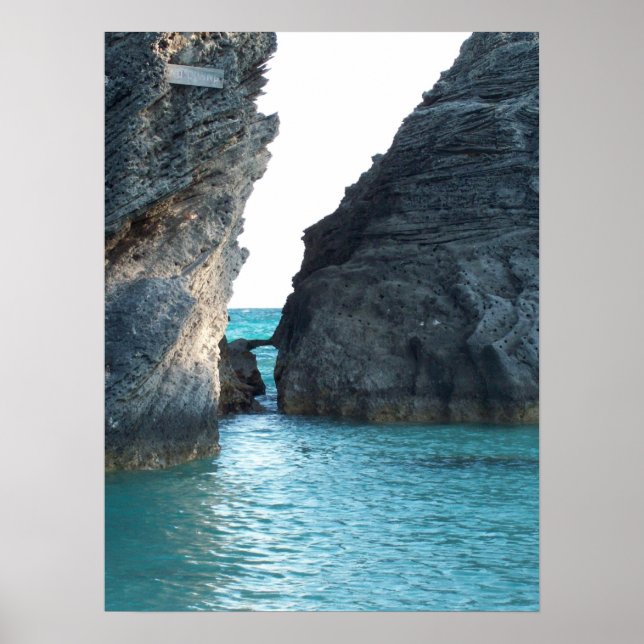 Horseshoe Beach Bermuda Poster (Framsidan)