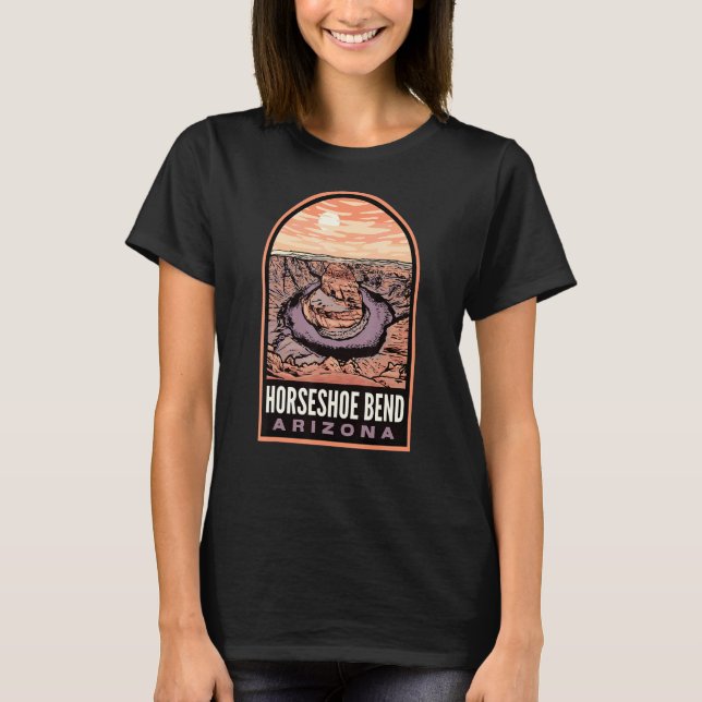 Horseshoe Bend Arizona T Shirt (Framsida)