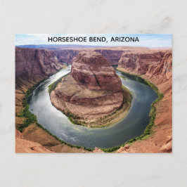 Horseshoe Bend Arizona Travel Photo Vykort