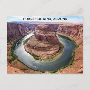 Horseshoe Bend Arizona Travel Photo Vykort