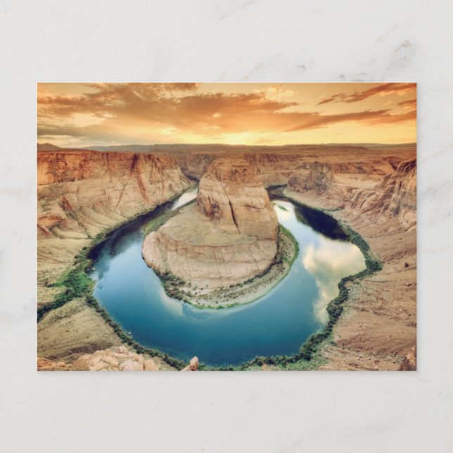 Horseshoe Bend Caynon Vykort (Framsida)