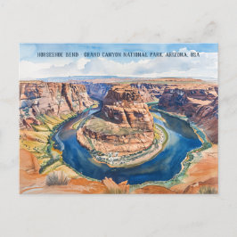 Horseshoe Bend Grand Canyon nationalpark Vykort