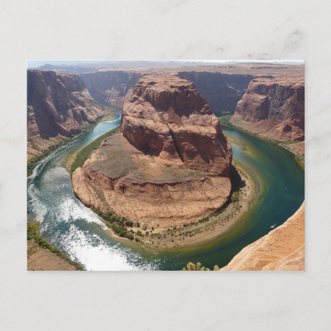 Horseshoe Bend in Page, Arizona Postcard Vykort (Framsida)