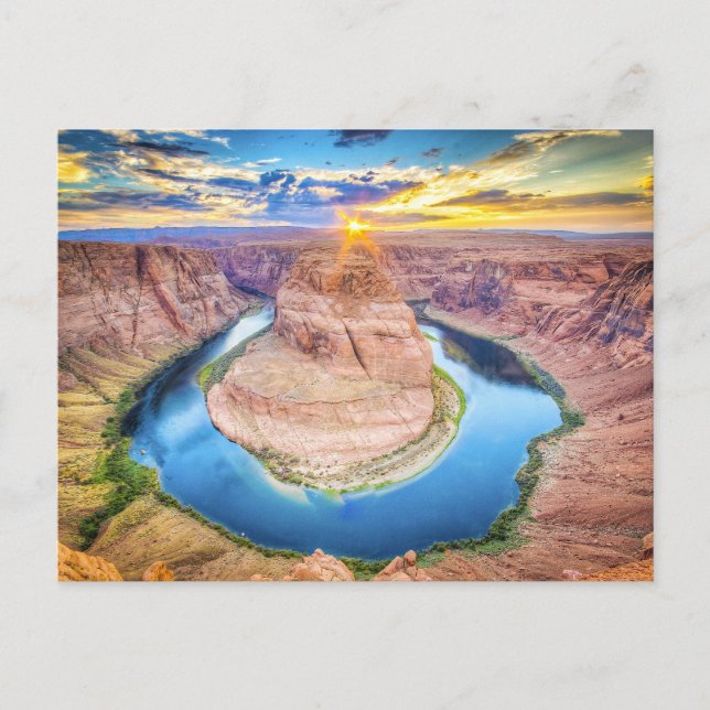 Horseshoe Bend, Page, Arizona Vykort (Framsida)