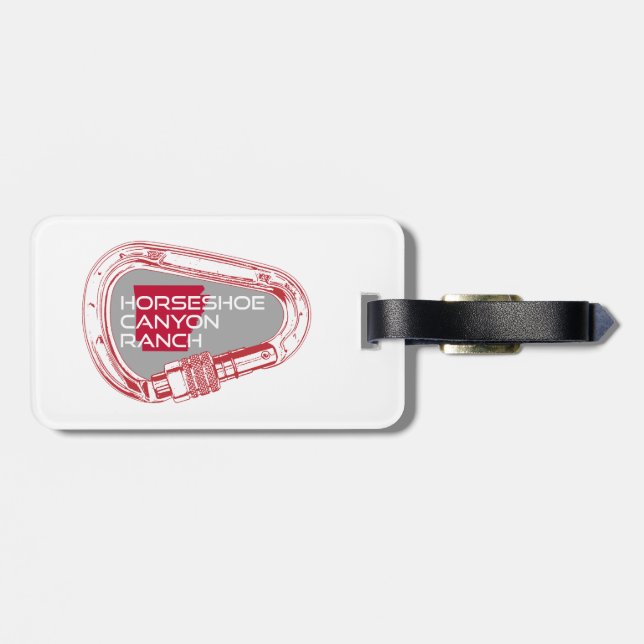 Horseshoe Canyon Ranch Arkansas klättrande Carabin Bagagebricka (Baksida Vågrät)