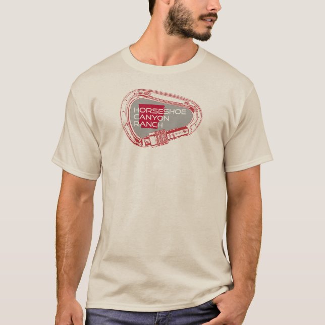 Horseshoe Canyon Ranch Arkansas klättrande Carabin T Shirt (Framsida)
