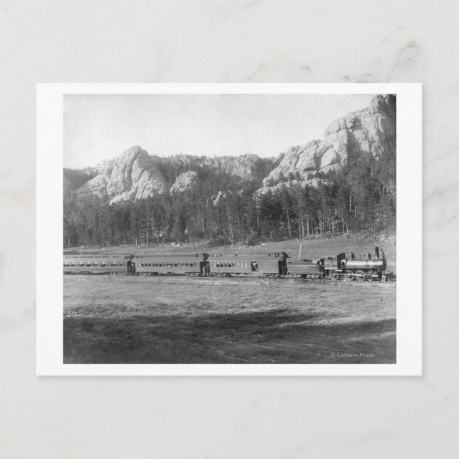 Horseshoe Curve på Burlington och Missouri Vykort (Framsida)