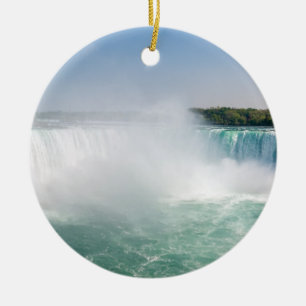 Horseshoe Falls från Niagara Falls - Kanada Julgransprydnad Keramik