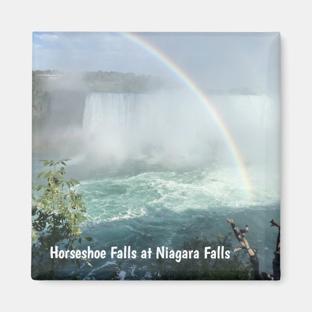 Horseshoe Falls i Niagara Falls Magnet (Framsidan)