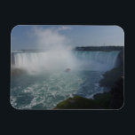 Horseshoe Falls i Niagara Falls Magnet<br><div class="desc">Foto av Horseshoe Falls,  tagen med ett stort vinkelt objektiv för att visa fallens storleka och skönhet.</div>