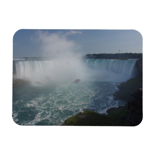 Horseshoe Falls i Niagara Falls Magnet (Horisontell)