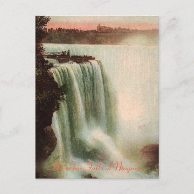Horseshoe Falls på Niagara Postcard Vykort (Framsida)