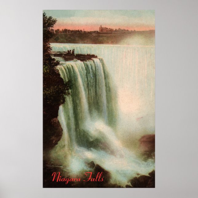 Horseshoe Falls på Niagara Poster (Framsidan)