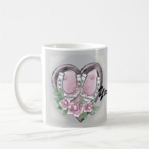 Horseshoe Hearts mugg