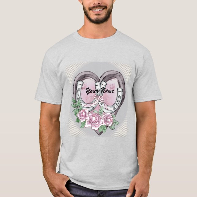Horseshoe Hearts t-shirts (Framsida)
