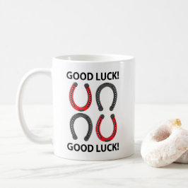 Horseshoe Lycka till Horseshoe Kaffemugg