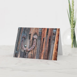 Horseshoe Lycka till Kort