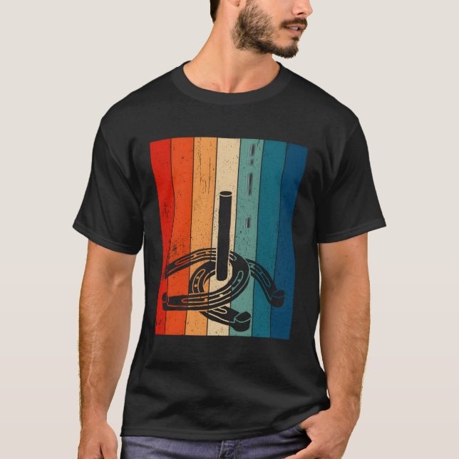 Horseshoe Pitching T Shirt (Framsida)