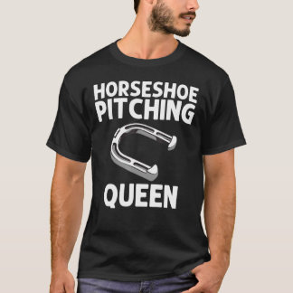Horseshoe Pitching Women Mamma Horseshoe Pitchers T Shirt
