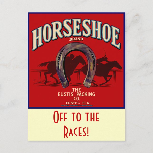 Horseshoe Racer Vykort (Framsida)