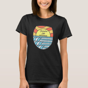 Horseshoe Sjö Arkansas Ar Sunset Vacation Souveni T Shirt