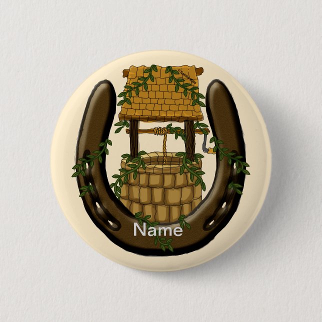 Horseshoe Wishing well Knapp (Framsida)